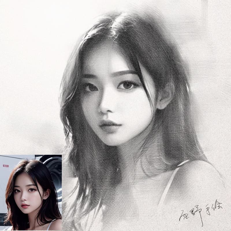 Hand-Drawn Style Art Conversion 1